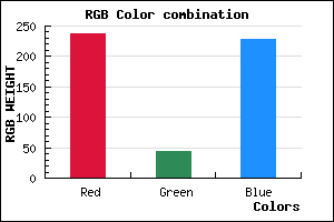 rgb background color #ED2CE5 mixer