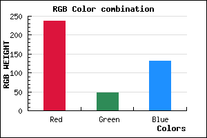 rgb background color #ED2F83 mixer