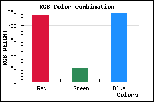 rgb background color #ED32F4 mixer