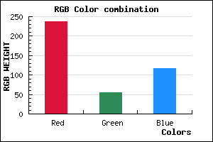 rgb background color #ED3674 mixer