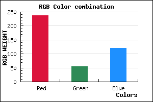 rgb background color #ED3679 mixer