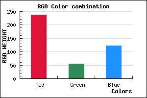 rgb background color #ED367A mixer
