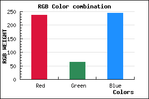 rgb background color #ED40F4 mixer
