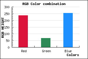rgb background color #ED43FF mixer
