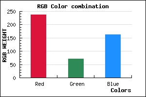 rgb background color #ED48A2 mixer
