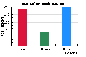 rgb background color #ED54F6 mixer