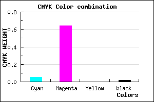 #ED59F9 color CMYK mixer
