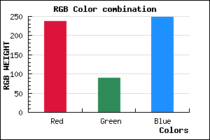 rgb background color #ED59F9 mixer