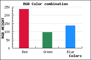 rgb background color #ED6189 mixer