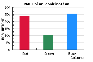 rgb background color #EE66FF mixer