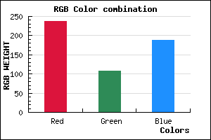rgb background color #EE6CBC mixer
