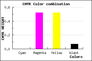 #EE7272 color CMYK mixer
