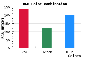 rgb background color #EE7BCB mixer