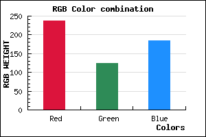 rgb background color #EE7CB8 mixer