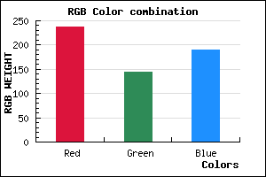 rgb background color #EE90BE mixer
