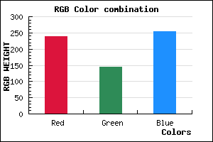 rgb background color #EE91FF mixer