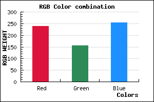 rgb background color #EE9BFF mixer