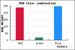 rgb background color #EE12F6 mixer