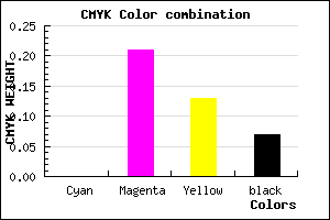 #EEBCD0 color CMYK mixer