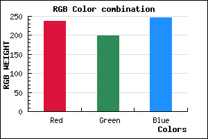 rgb background color #EEC6F6 mixer