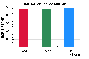 rgb background color #EEEDF3 mixer