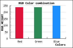 rgb background color #EEEDF9 mixer