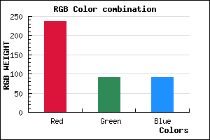 rgb background color #EE5C5C mixer