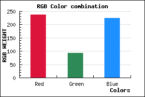 rgb background color #EE5DE1 mixer