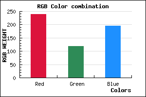 rgb background color #EF77C3 mixer
