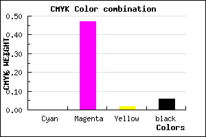 #EF7FEB color CMYK mixer