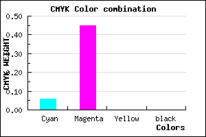 #EF8BFF color CMYK mixer