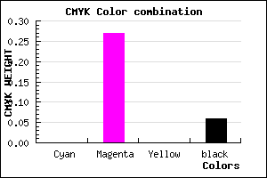 #EFAFEF color CMYK mixer