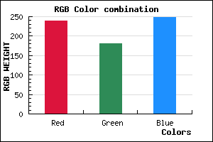 rgb background color #EFB5F9 mixer