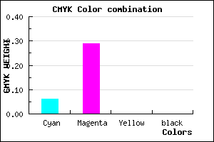 #EFB5FF color CMYK mixer
