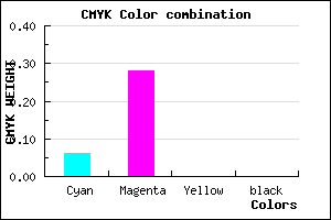 #EFB6FE color CMYK mixer