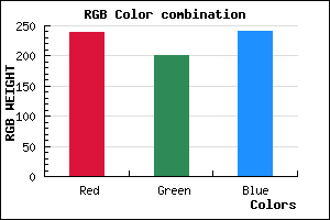 rgb background color #EFC9F1 mixer
