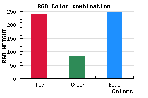 rgb background color #EF52F8 mixer