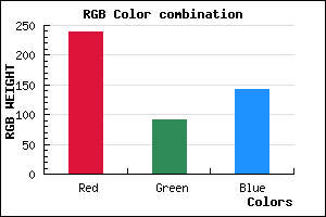 rgb background color #EF5B8F mixer