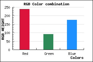 rgb background color #EF5BAF mixer