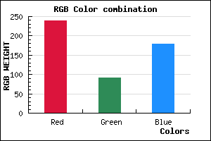 rgb background color #EF5BB2 mixer