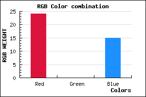 rgb background color #18000F mixer