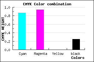#180BBE color CMYK mixer