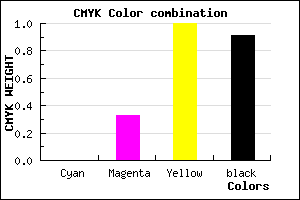 #181000 color CMYK mixer
