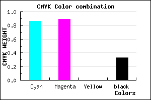 #1812AA color CMYK mixer