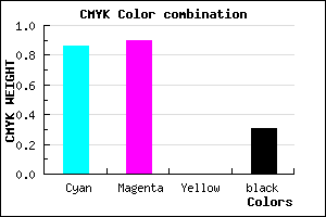 #1812B1 color CMYK mixer