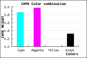 #1805AD color CMYK mixer