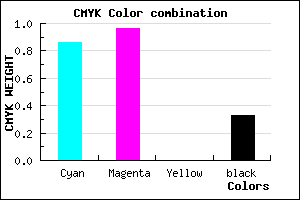 #1807AB color CMYK mixer