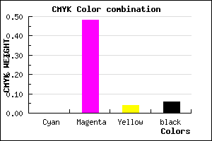 #F07EE7 color CMYK mixer