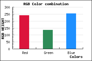 rgb background color #F087FF mixer