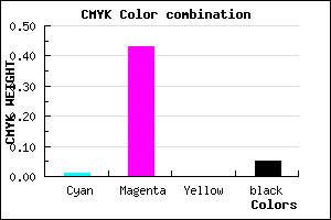 #F08BF3 color CMYK mixer